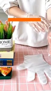 Sarung Tangan Plastik isi 100 Higenis // Serbaguna Disposable Hand Gloves