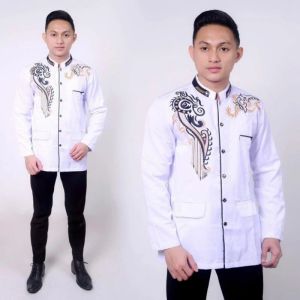 Jasko bordir dewasa Lengan panjang