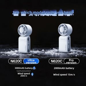 kinglucky | Cooling Foldable Mini Portable USB Rechargeable Fan with Long-Lasting Battery