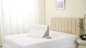 Luxerest Adjustable Comfort Wedge Pillow with 10-in-1 Design Anti-Slip Breathable Fabric and Pocket - Post-Surgery Neck and Leg Pain Relief