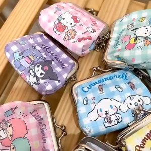 Pouch Comel Mini PU Dompet Syiling Karakter Cinnamoroll Kuromi Hello Kitty My Melody Simpan Duit Earphone Gantung Beg Viral Sanrio Kuromi PU Leather Mini Trumpet Buckle Coin Purse Headphones Coins Cinnamoroll 可爱PU革迷你小号玉桂狗库洛米搭扣零钱包耳机硬币便携挂件 H019