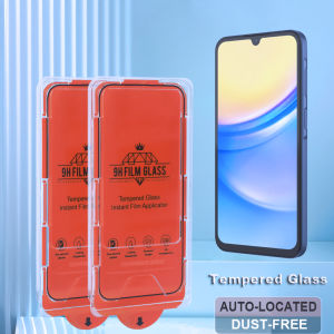 2Pcs For Samsung Galaxy S25 S24 Ultra S23 S22 Plus  A17 A26 A06 A24 A16 A36 A55 A56 A15 A35 A34 Screen Protector Tempered Glass