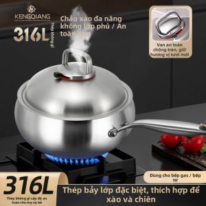 316 Stainless Steel Non-stick Wok