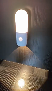 【SG Stock】USB Rechargeable Night Light with Motion Sensor/ PIR Indoor LED 3 Color Temperatures Dimmable/ Wall-Mounted for Stairs/ Bathrooms Hallways Sets of 1，2 or 4 Pieces Portable with Magnetic Attachment