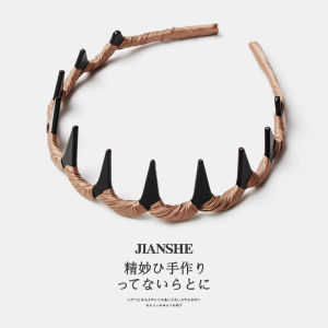 Fabric Toothed Non-Slip Headband Internet Celebrity Easiest for Match Face Wash Hair Bands 2024 New Arrival Broken Hair Bundle Hair Fixer Hair Clip Headdress