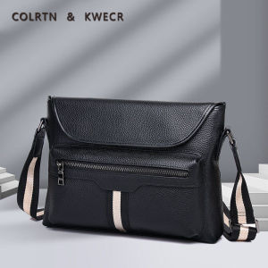 SHIPAILUO | Genuine Leather Business Commuter Shoulder Crossbody Bag Large Capacity