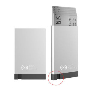 QuXis 2023 News RFID Blocking Men Credit Card Bag Smart Wallet Pop Up Card Case Credit Bank Card Aluminum Alloy Business Casual Mini Wallet