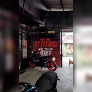 Z1 MOTO SMOK STEALTH SIDE MIRROR FOR SPORTS BIKE