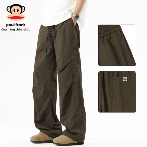 Paul Frank | Quần Tây Mỏng Rộng Thiết Kế Nếp Nhăn