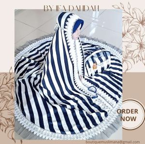 Mukena Siffon Sutra Kombinasi Mutiara