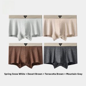 Miiow | Pure Cotton Breathable Boxer Shorts For Men Youth Summer Collection Comfortable Underwear Briefs Shorts MiiOW Cat Person