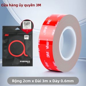 3M | Băng Dính Hai Mặt Chịu Nhiệt Độ Cao Bền