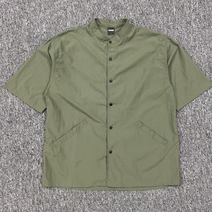 Áo Thun Nam Mùa Hè Thoáng Khí Nhanh Khô Dáng Rộng Tay Ngắn Cổ Đứng Túi Đôi Thời Trang Thường Ngày Chất Liệu Polyester