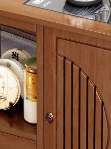 Kitchen Cabinet Storage Sideboards & Buffets Sideboards Cabinet Kitchen Sideboard Cabinet Modern Mobile Tea Table Home Chinese Tea Cart Tea Table with Wheels