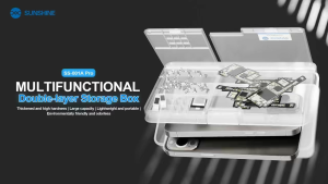 กล่องเครื่องมือซ่อมมือถือหลายฟังก์ชัน sunshine Relife SS-001A Pro กล่องเก็บเมนบอร์ด กล่องกันฝุ่นชิ้นส่วนมือถือ