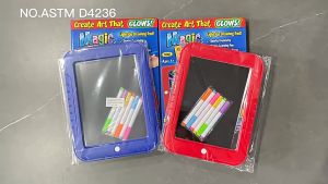 3D Magic Drawing Pad 8 Light Effects Puzzle Board Sketchpad Tablet Creative Kids Pen Gift LEDs Lights Glow Art Drawing Toys