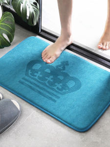 Absorbent Bathroom Mat Slip Resistant Toilet Entrance Door Mat Quick Dry Floor Rug Modern Simple Geometric Pattern Home Carpet