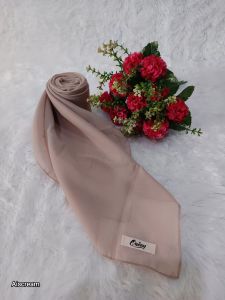 HIJAB PLAIN SQUARE PREMIUM | hijab polos pollycotton | hijab segi empat