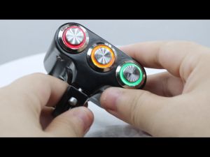 Motorcycle 12V Waterproof LED Halo Switch / Double / THREE ON-OFF Push Button Switch