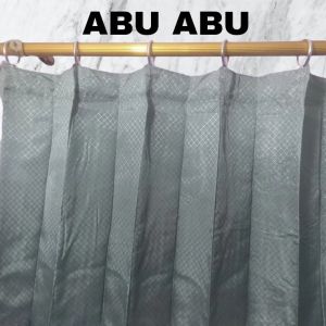 Tirai Gorden Murah Untuk Pintu dan Jendela / Motif polos serat wajik / model Plisket / Kain Polyster / 1 set sama kawat siap pasang