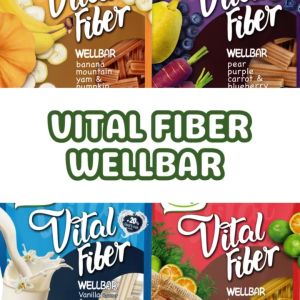 Dentalight Vital Fiber Treats For Dogs Wellbar Shaped Grain-Free Dog Treats 80g