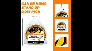 1 Roll 2.4/2.7/3.0mm Nylon Tricolor Grass Trimmer Line Brush Cutter Head Strimmer Rope Mowing Wire Brushcutter Wire Trimmer Line