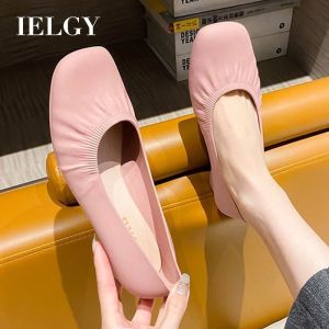 รองเท้าสตรี IELGY Single Shoes รองเท้าส้นเตี้ย