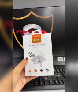 Toyakasy PD Fast Charging 35W USB C Charger C To C Cable Set | Anti Fire PC TOY750