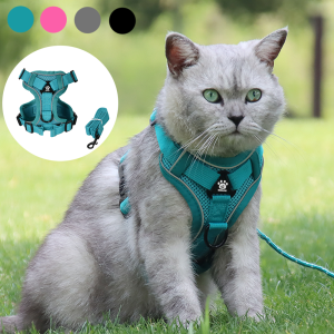 Breathable Cat Harness Leash for Small Medium Dogs Cats  Adjustable Reflective Harnesses Pets Vest Puppy Maine Sphynx Supplies