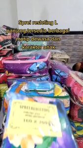 SARUNG KASUR BUSA TEBAL 10 CM NO 1. 2. 3. 4. // SEPRAI RESLETING KASUR BUSA MATRAS UKURAN 180x200 / 160x200 / 145x200 / 120x200 / 90x200