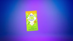 Mybacin เม็ดอมซิงค์พลัส กลิ่นแบล็คเคอร์แรนท์ & องุ่น มะนาว 20ซองx10เม็ด/กล่อง