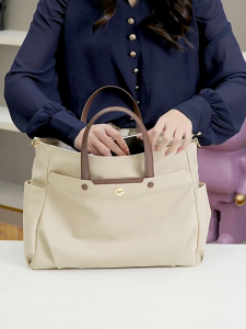 Laptop Bag for Women 15.6 Inch PU Tote Bag Business Bag Waterproof Briefcase Computer Tote Lightweight Handbag Shoulder