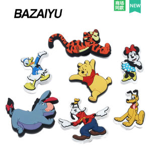 Mickey Friend Fish Hole Shoe Accessories High-End Feeling Shoe Buckle Parts Suitable for Crocs/Cross Spring 2025 PVC-80400