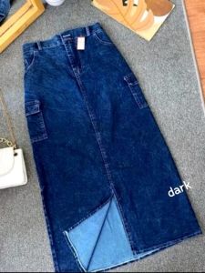 ROK JEANS CARGO WANITA TERBARU / ROK JEANS DENIM HIGH QUALITY - Lazada Indonesia