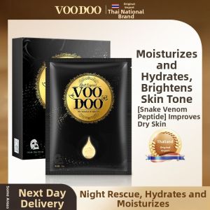 VODOO Snake Venom Silk Hydrating Face Mask Brightens Skin after Late Night Rescue Moisturizing Mask for Men And Women