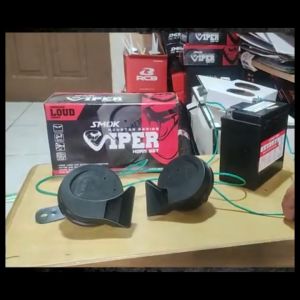 Smok Viper Horn Loud Dual Universal for Cars and Motorcycle A2Moto