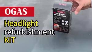 OGAS Pemulihan Lampu Kereta | Headlight Repair Kit + Coating Pembersih & Pengilat | Ready Stock MY