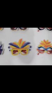 Mexican Party Paper Glasses Fiesta 3D Paper Funny Glasses Kids Birthday Gift Colorful Glasses Decoration Party Photography Props