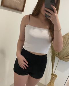 Tengtop Tali Spageti Terbaru / Tangtop Tali Kecil Wanita bahan spandek halus tidak bikin gerah