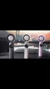 Portable Mini Fan Semi-Conductor Cooling Fan Mini Kipas Strong Wind 100 Gear Wind Speed Kipas Angin Semi Conductor Turbo Strong Portable handheld Rechargeable