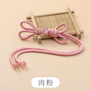 Handwoven Chinese Style Buttons for Cheongsam Decorative Knobs Butterfly Tassel Plum Blossom Shape Traditional Hanfu Top Accessories