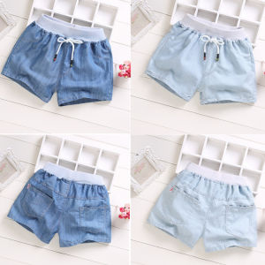Baby Girls Summer Fashionable Thin Denim Shorts Childrens Clothing Outerwear Boys Girls Kids Short Pants Casual mid Waist