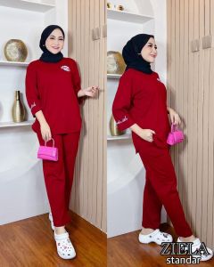 SET AMIRA KAOS JUMBOO STANDAR WANITA BAHAN KAOS IMPORT