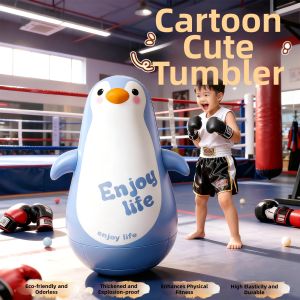 XIONGBUFAN | Punching Penguin Toy for Kids Stand-Up Training
