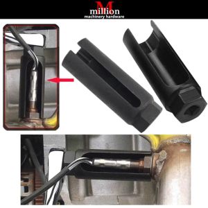 5pcs Oxygen Sensor Socket Wrench Thread Chaser Tool Kit Socket Removal Installation Offset Wrench