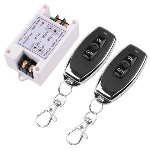 DC 12V 40A Relay Wireless Remote Control Switch System RF 433Mhz Transmitter On Off for Water Heaters Ceiling LED Lamp Motor