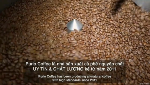 Cà phê Arabica - Robusta nguyên chất rang xay mộc sạch cafe hạt/ bột ngon pha máy pha phin Purio Passion Blend 250g