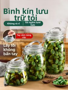 KuaKe | Lọ Kính Đựng Tỏi Ngâm
