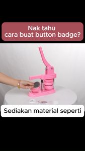 Badge Maker Free 100pcs material / Button badge Maker Machine / DIY Badge Maker