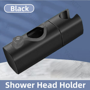 Adjustable Shower Head Holder No Drill Fit with Lift Rod for Easy Height Adjustment Polished Finish Lightweight Design